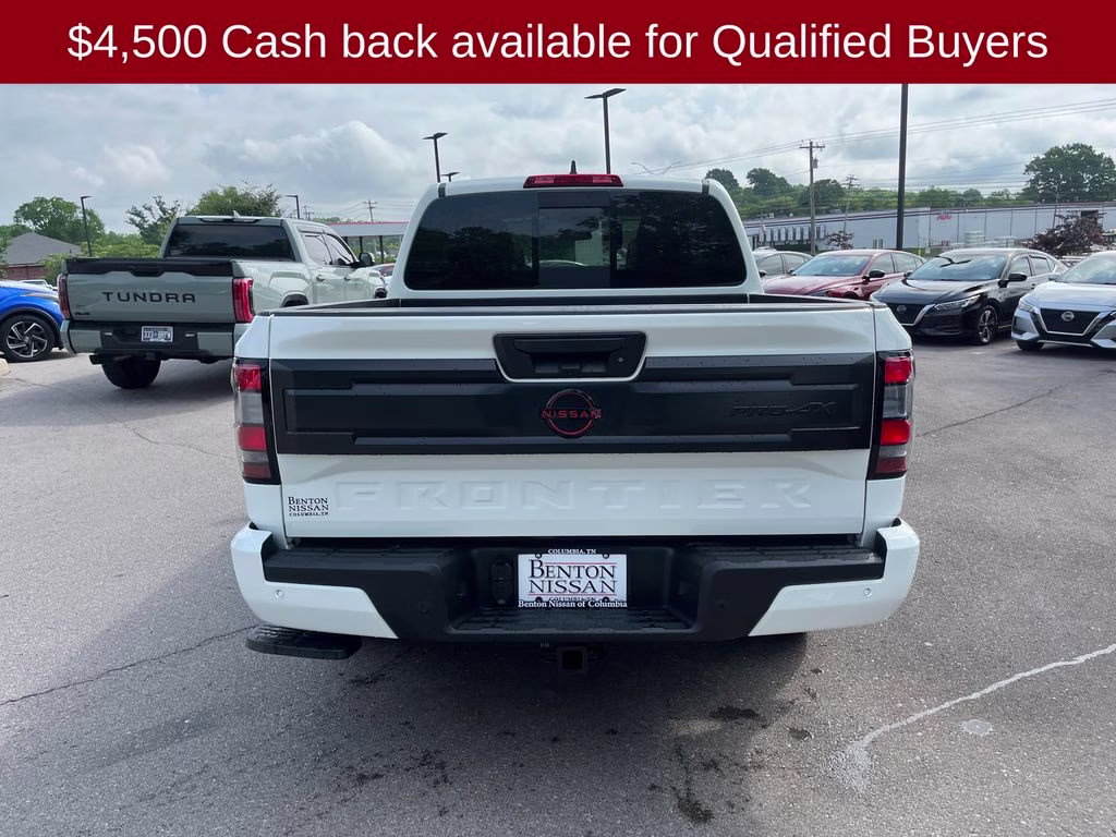 2026 Glacier White Nissan Frontier PRO-4X 4X4 Truck