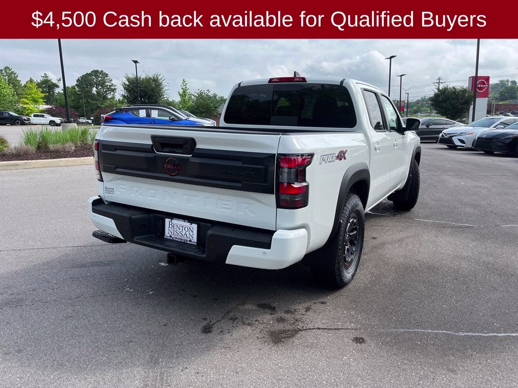 2026 Glacier White Nissan Frontier PRO-4X 4X4 Truck