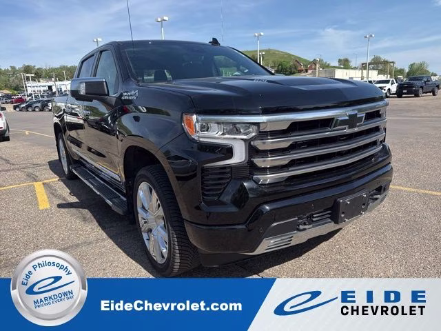 2024 Black Chevrolet Silverado 1500 High Country 4X4 Truck