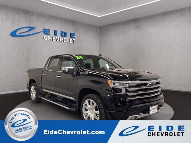 2024 Black Chevrolet Silverado 1500 High Country 4X4 Truck