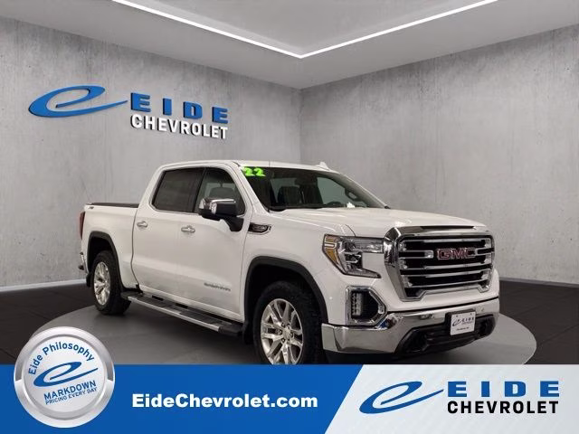 2022 Summit White GMC Sierra 1500 Limited SLT 4X4 Truck