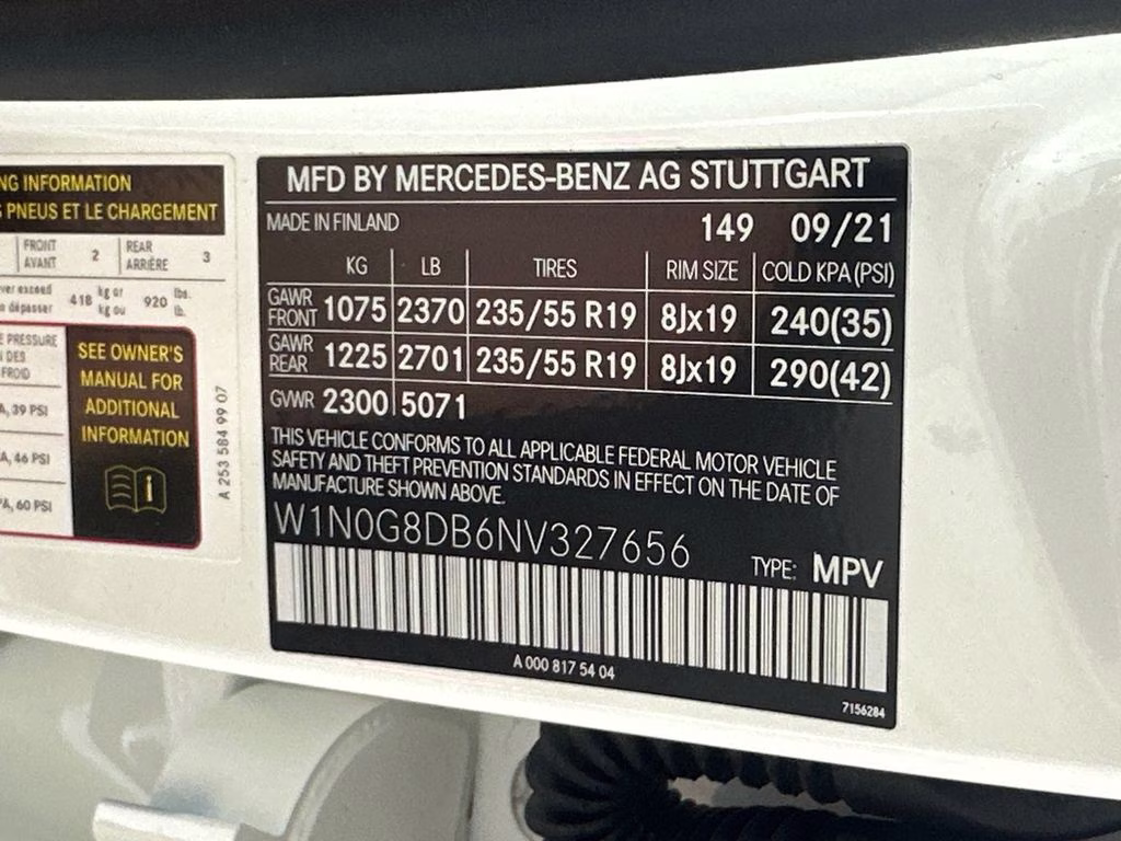 2022 Polar White Mercedes-Benz GLC GLC 300 RWD SUV
