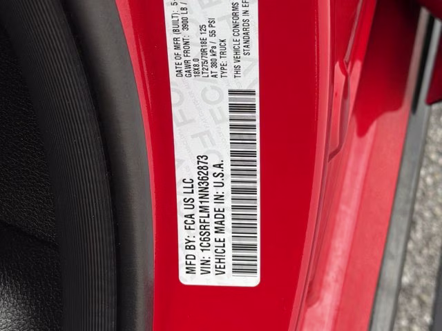 2022 Flame Red Clearcoat Ram 1500 Rebel 4X4 Truck