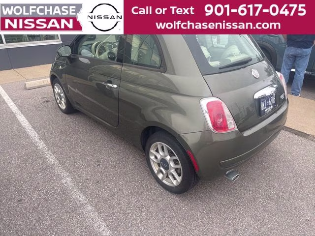 2014 Verde Oliva (Olive Green) FIAT 500 Pop FWD Hatchback