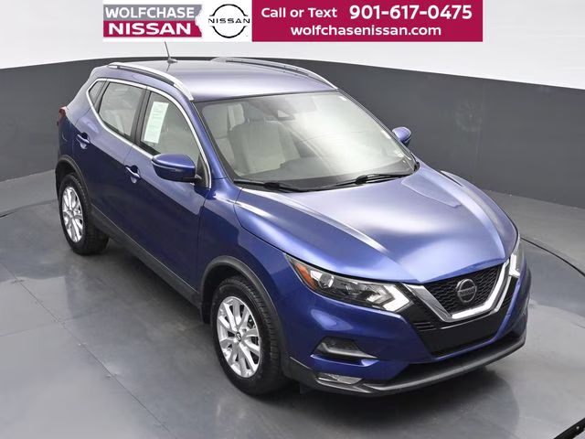 2021 Caspian Blue Metallic Nissan Rogue Sport SV FWD SUV