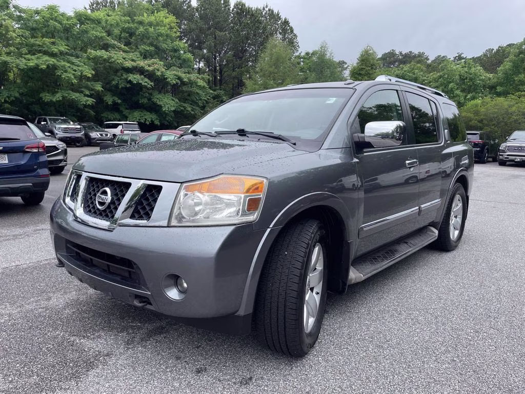 2013 Gun Metallic Pearl Metallic Nissan Armada SL RWD SUV