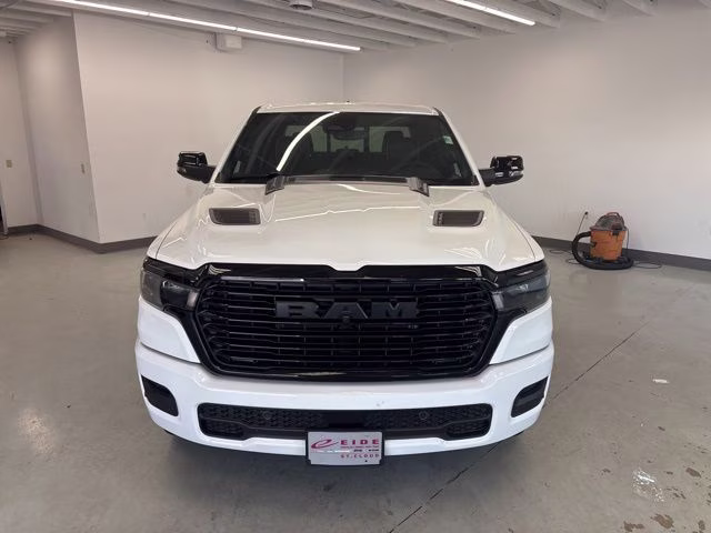 2026 Bright White Clearcoat Ram 1500 Laramie Night Edition 4X4 Truck