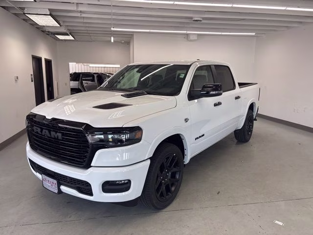 2026 Bright White Clearcoat Ram 1500 Laramie Night Edition 4X4 Truck