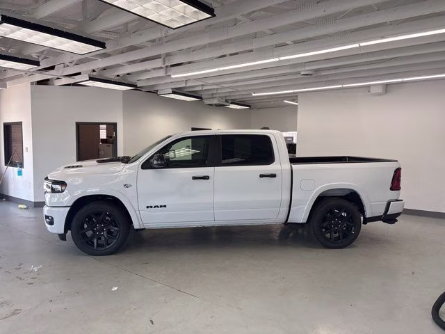 2026 Bright White Clearcoat Ram 1500 Laramie Night Edition 4X4 Truck