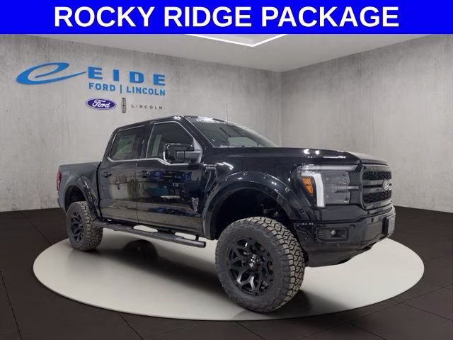2026 Agate Black Metallic Ford F-150 Lariat ROCKY RIDGE 4X4 Truck