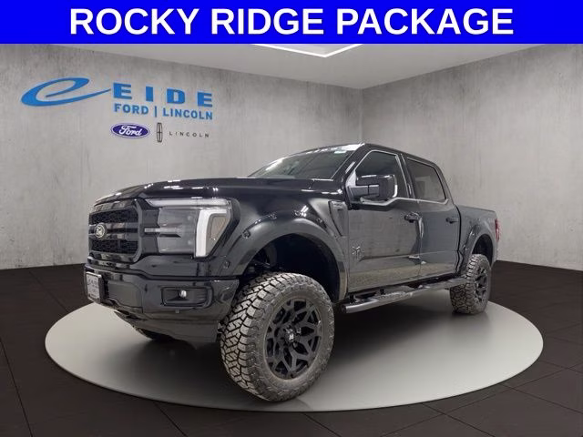 2026 Agate Black Metallic Ford F-150 Lariat ROCKY RIDGE 4X4 Truck