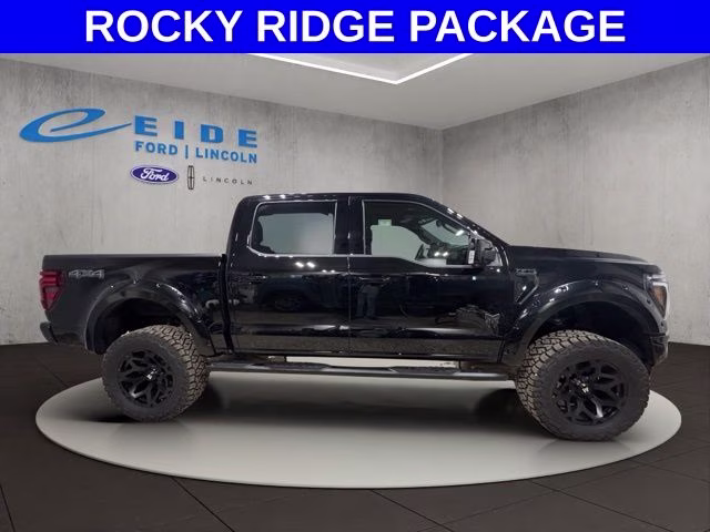 2026 Agate Black Metallic Ford F-150 Lariat ROCKY RIDGE 4X4 Truck