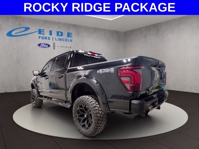 2026 Agate Black Metallic Ford F-150 Lariat ROCKY RIDGE 4X4 Truck