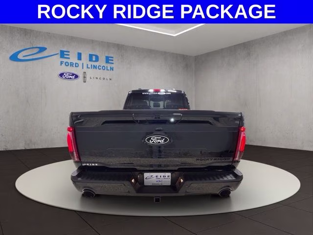 2026 Agate Black Metallic Ford F-150 Lariat ROCKY RIDGE 4X4 Truck