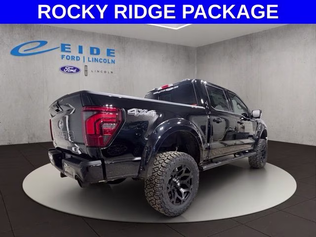 2026 Agate Black Metallic Ford F-150 Lariat ROCKY RIDGE 4X4 Truck
