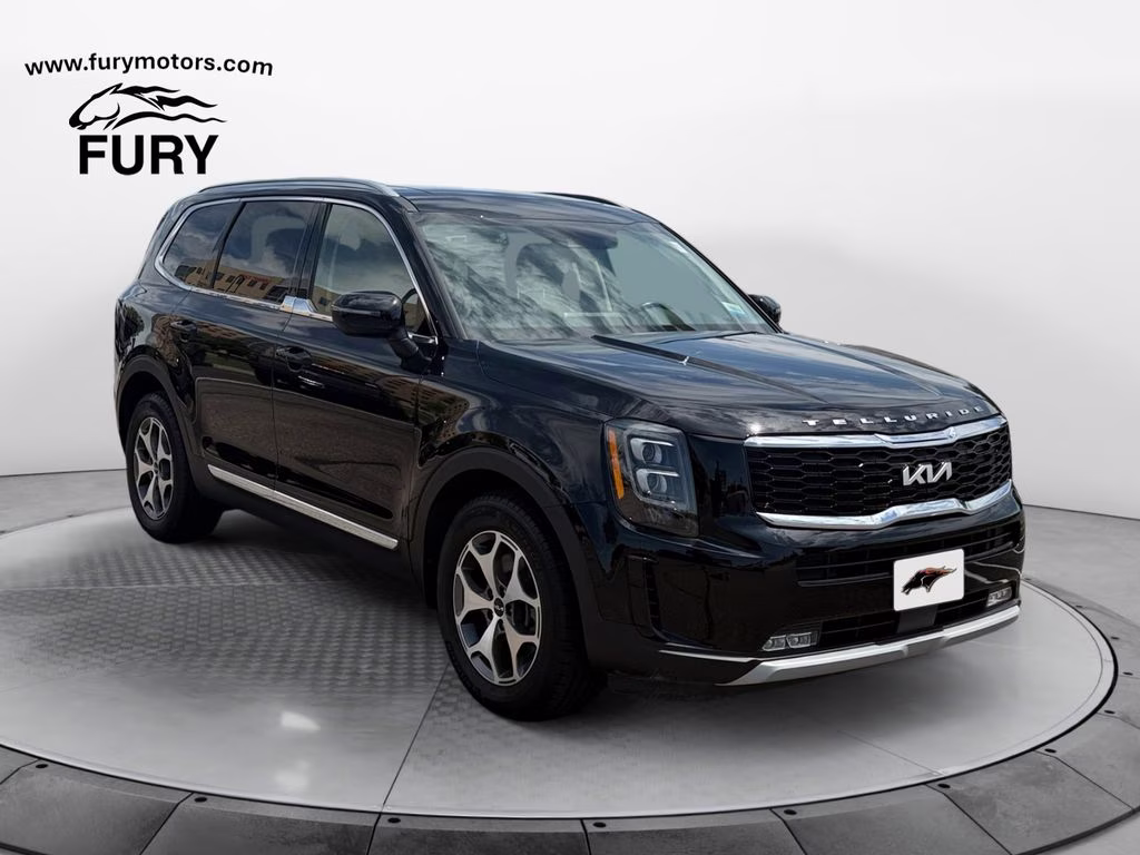 2022 Black Kia Telluride EX AWD SUV