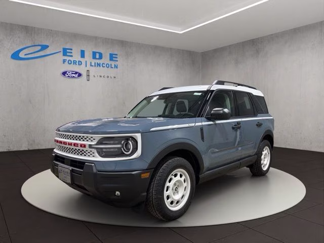 2026 Azure Gray Met Tri-Coat Ford Bronco Sport Heritage 4X4 SUV