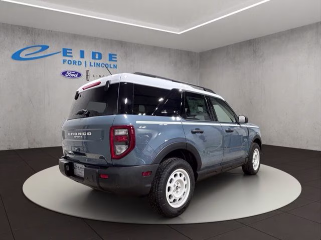 2026 Azure Gray Met Tri-Coat Ford Bronco Sport Heritage 4X4 SUV