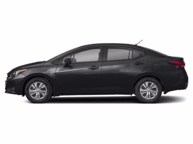 2025 Super Black Metallic Nissan Versa 1.6 S FWD Sedan