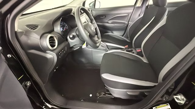 2025 Super Black Metallic Nissan Versa 1.6 S FWD Sedan