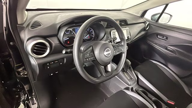 2025 Super Black Metallic Nissan Versa 1.6 S FWD Sedan