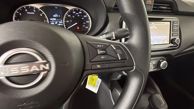 2025 Super Black Metallic Nissan Versa 1.6 S FWD Sedan