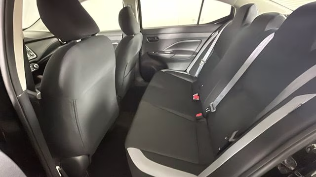 2025 Super Black Metallic Nissan Versa 1.6 S FWD Sedan