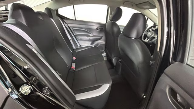 2025 Super Black Metallic Nissan Versa 1.6 S FWD Sedan