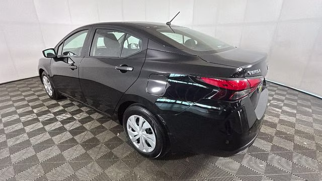 2025 Super Black Metallic Nissan Versa 1.6 S FWD Sedan