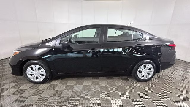 2025 Super Black Metallic Nissan Versa 1.6 S FWD Sedan