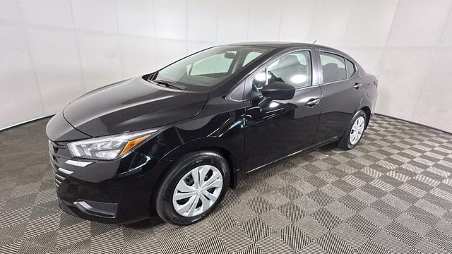 2025 Super Black Metallic Nissan Versa 1.6 S FWD Sedan
