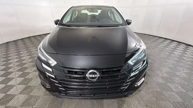 2025 Super Black Metallic Nissan Versa 1.6 S FWD Sedan