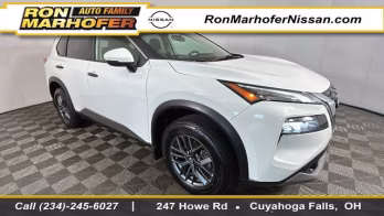 2022 Glacier White Nissan Rogue S FWD SUV