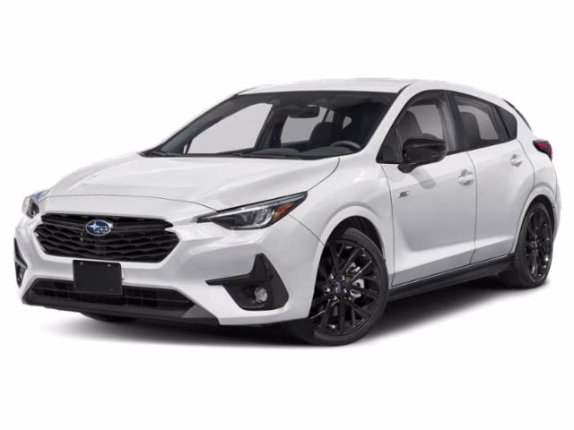 2024 Crystal White Pearl Subaru Impreza 2.5RS AWD Hatchback
