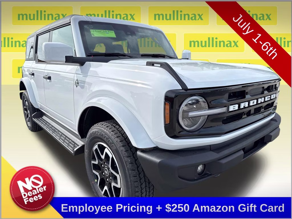 2026 Oxford White Ford Bronco Outer Banks 4X4 SUV