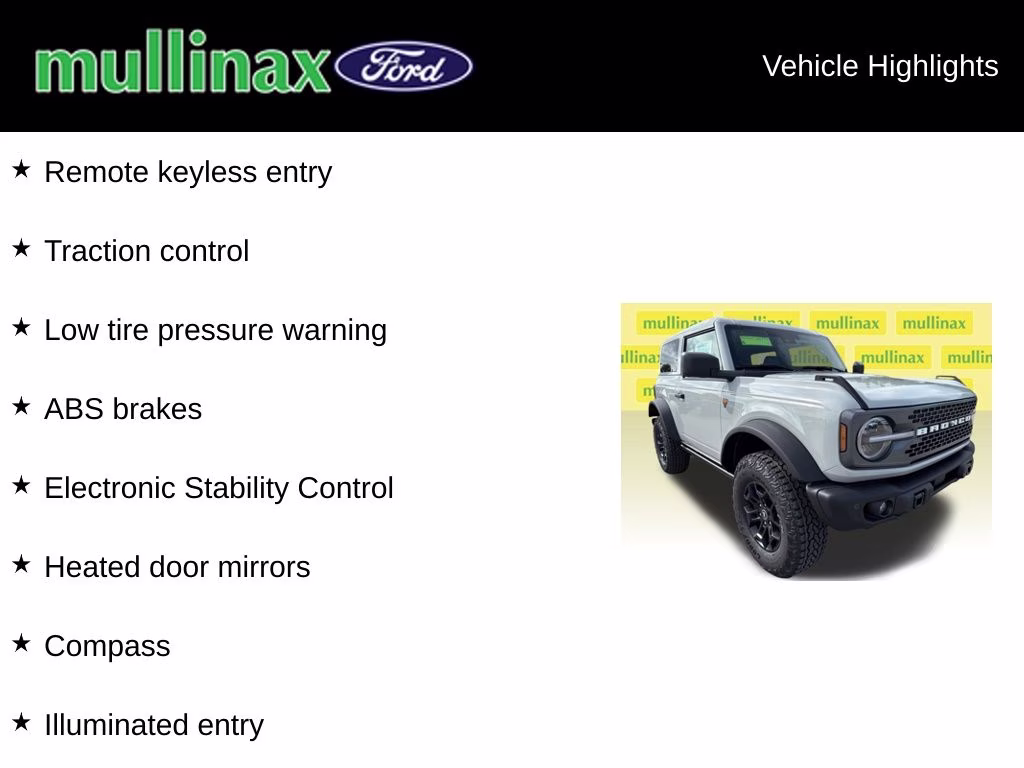 2026 Avalanche Gray Ford Bronco Badlands 4X4 SUV