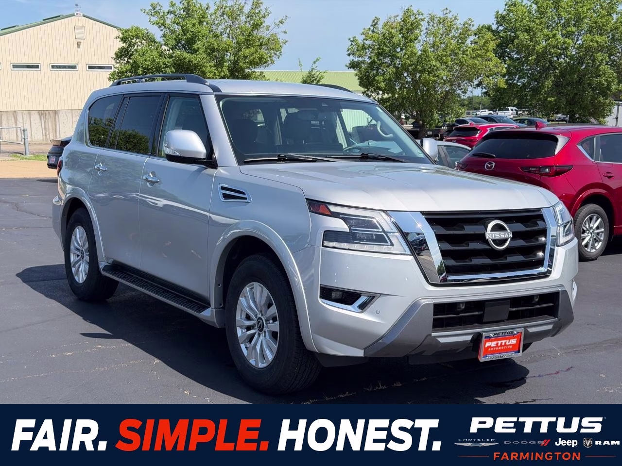 2023 Brilliant Silver Metallic Nissan Armada SV 4X4 SUV