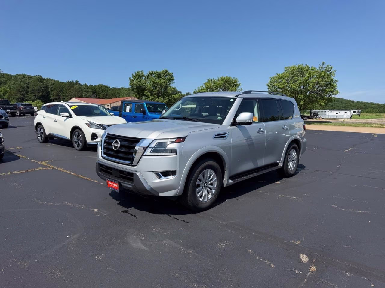 2023 Brilliant Silver Metallic Nissan Armada SV 4X4 SUV
