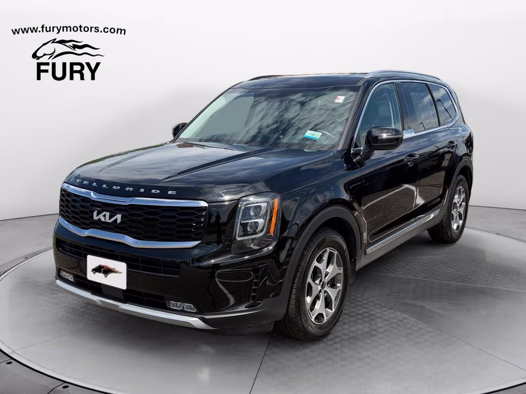 2022 Black Kia Telluride EX AWD SUV