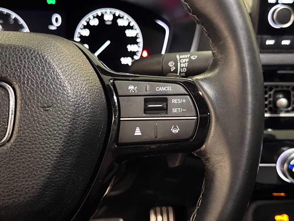 2023 Crystal Black Pearl Honda Civic Sport FWD Sedan