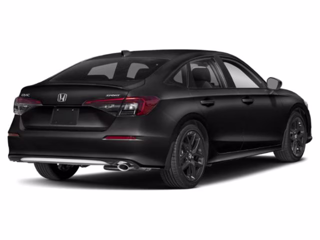 2023 Black Honda Civic Sport FWD Sedan