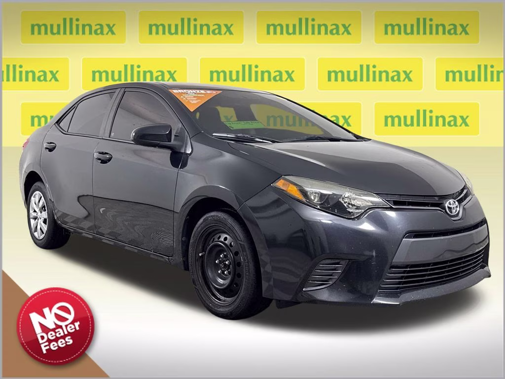 2016 Black Sand Pearl Toyota Corolla LE FWD Sedan