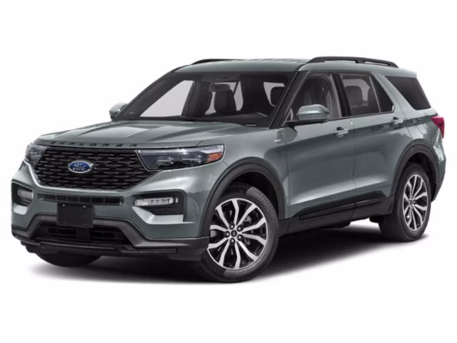 2023 Carbonized Gray Metallic Ford Explorer ST-Line RWD SUV