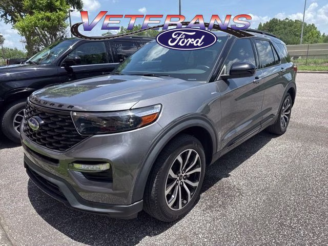 2023 Carbonized Gray Metallic Ford Explorer ST-Line RWD SUV