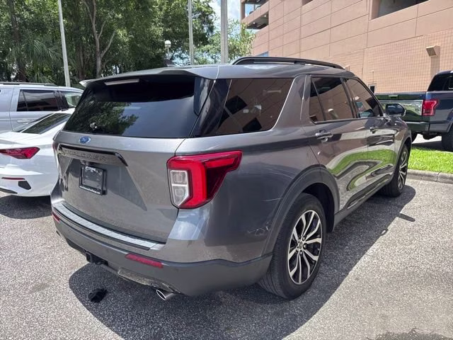 2023 Carbonized Gray Metallic Ford Explorer ST-Line RWD SUV