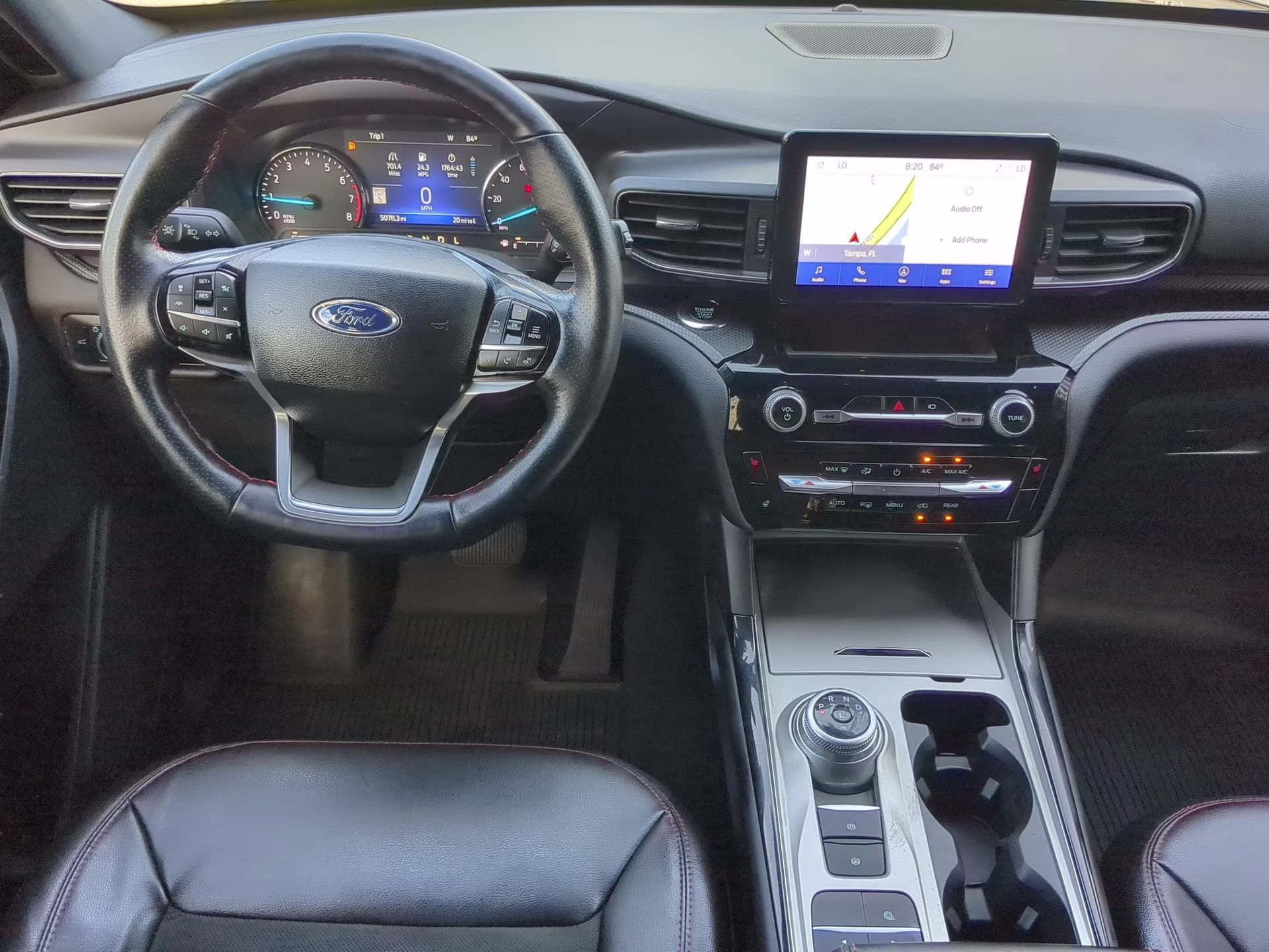 2023 Carbonized Gray Metallic Ford Explorer ST-Line RWD SUV