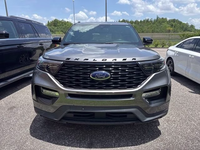 2023 Carbonized Gray Metallic Ford Explorer ST-Line RWD SUV