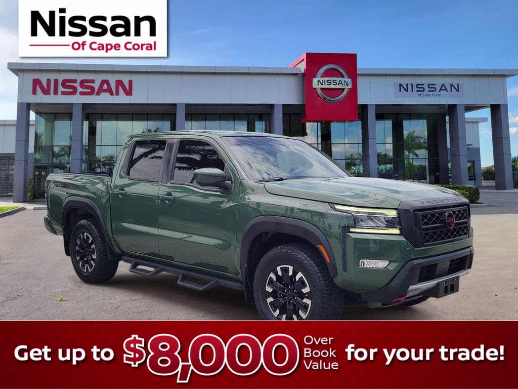 2023 Tactical Green Metallic Nissan Frontier PRO-4X 4X4 Truck