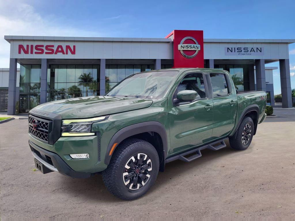 2023 Tactical Green Metallic Nissan Frontier PRO-4X 4X4 Truck