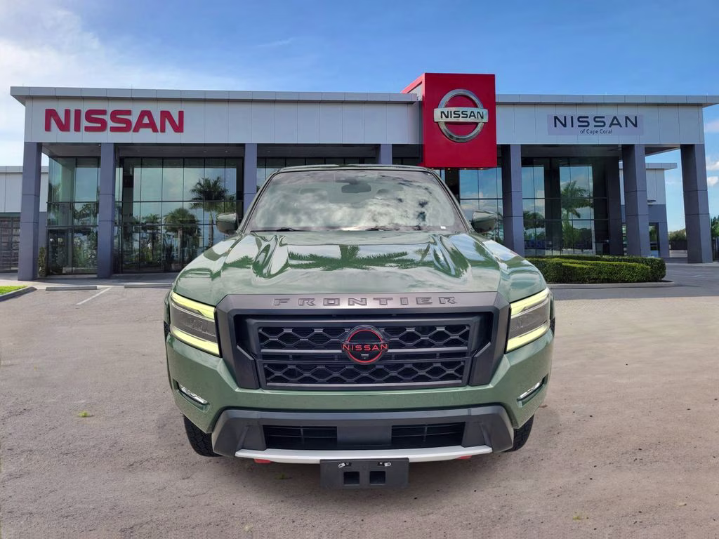 2023 Tactical Green Metallic Nissan Frontier PRO-4X 4X4 Truck